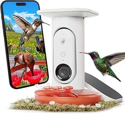 Birdbuddy Smart Solar Hummingbird Feeder with Camera