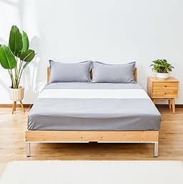 GroundingWell Grounding Sheet, Fits All Bed Sizes, Organic Cotton + Silver Fiber, 20" x 104"