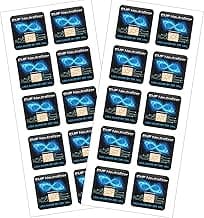 Cell Phone EMF Protection Neutralizers - USA Made - Slim Design - Developed by Dr. Valerie Nelson - 20 Pack